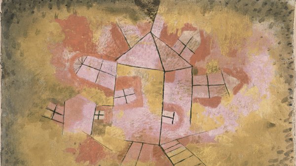 Focus on the work: Revolving House by Paul Klee